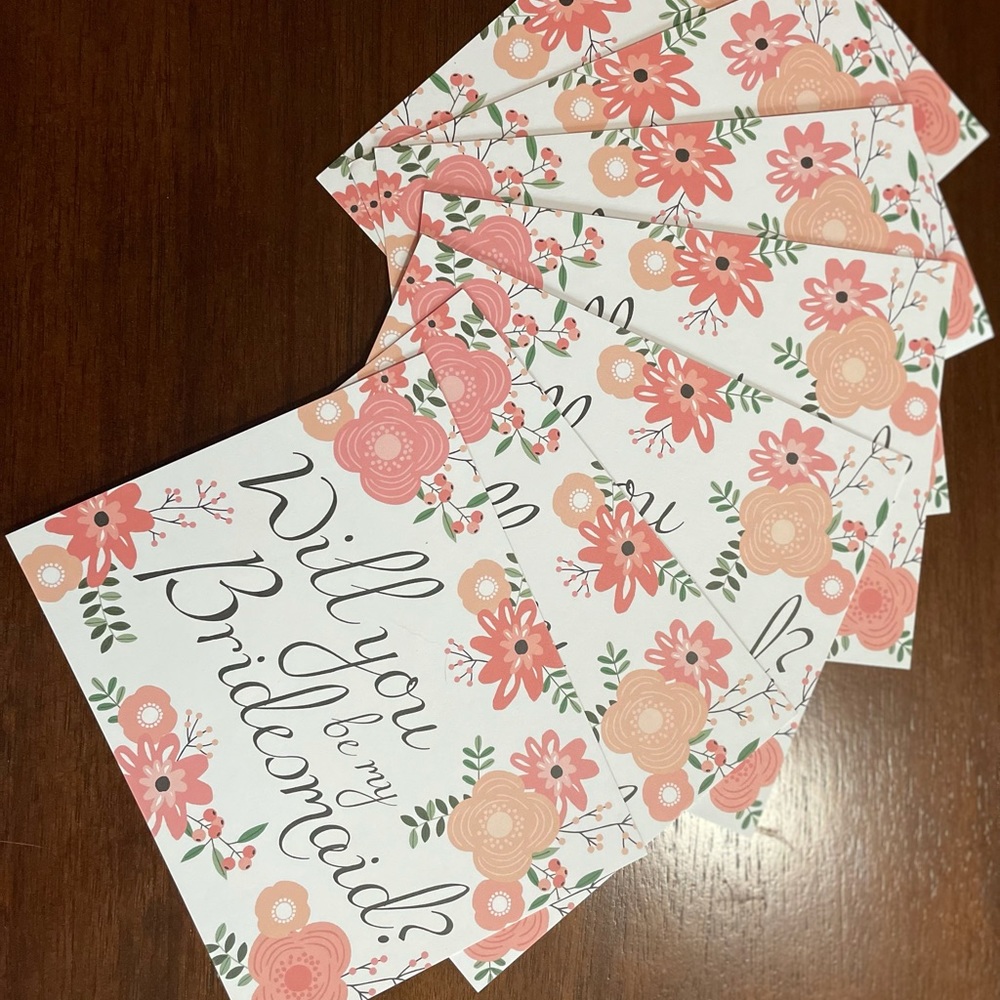 Bridesmaid Proposal Cards